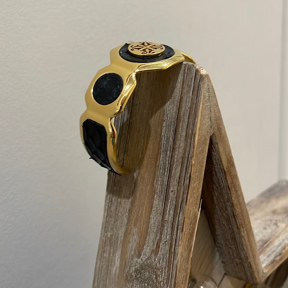 Rustic Cuff Gold & Snakeskin Cuff - Picture 11 of 14